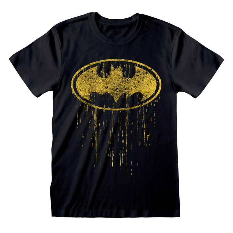 DC Comics Batman - Dripping Symbol - T-Shirt Black