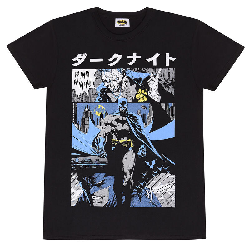DC Comics Batman - Manga Cover - T-Shirt Black