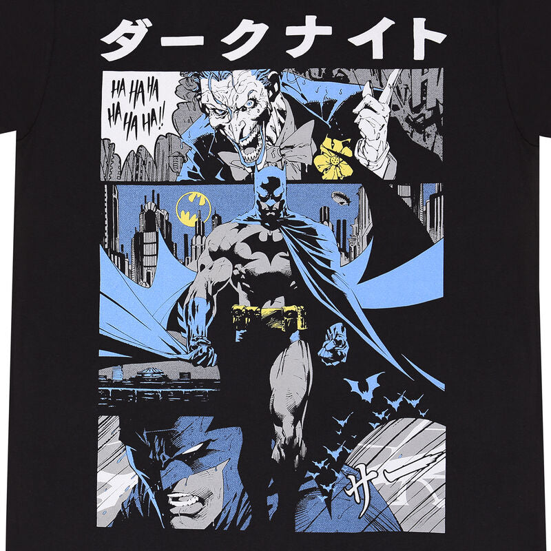 DC Comics Batman - Manga Cover - T-Shirt Black