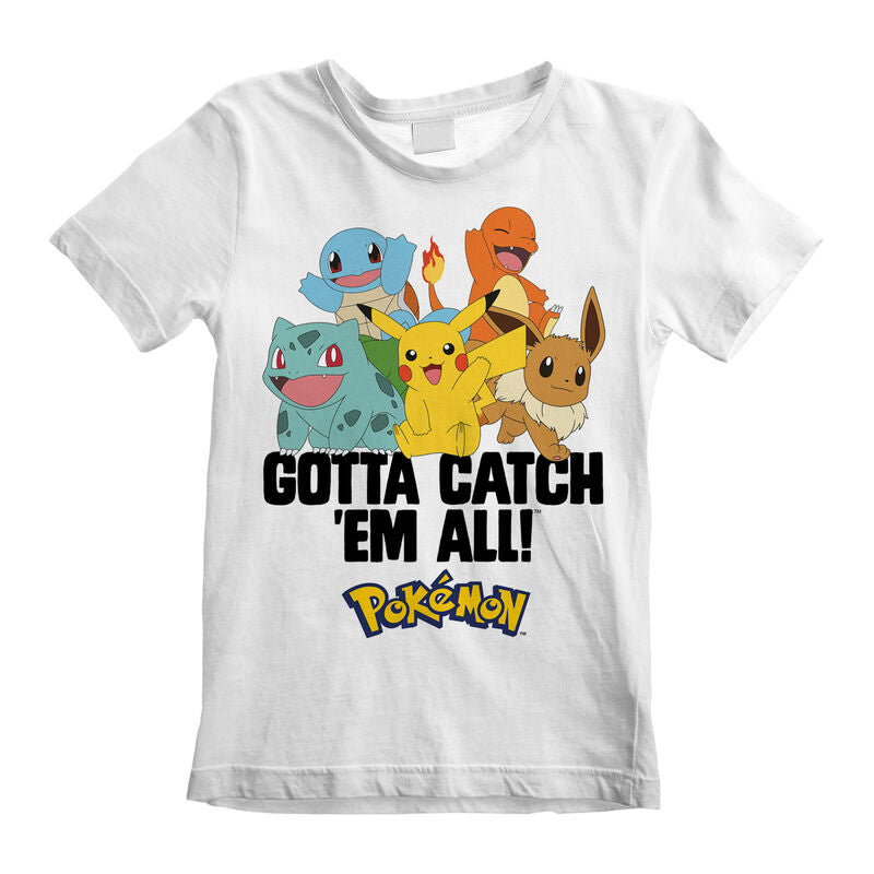 Pokemon - Gotta Catch Em All - Kids T-Shirt White