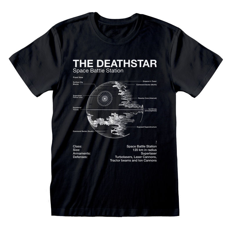Star Wars - Death Star Sketch - T-Shirt
