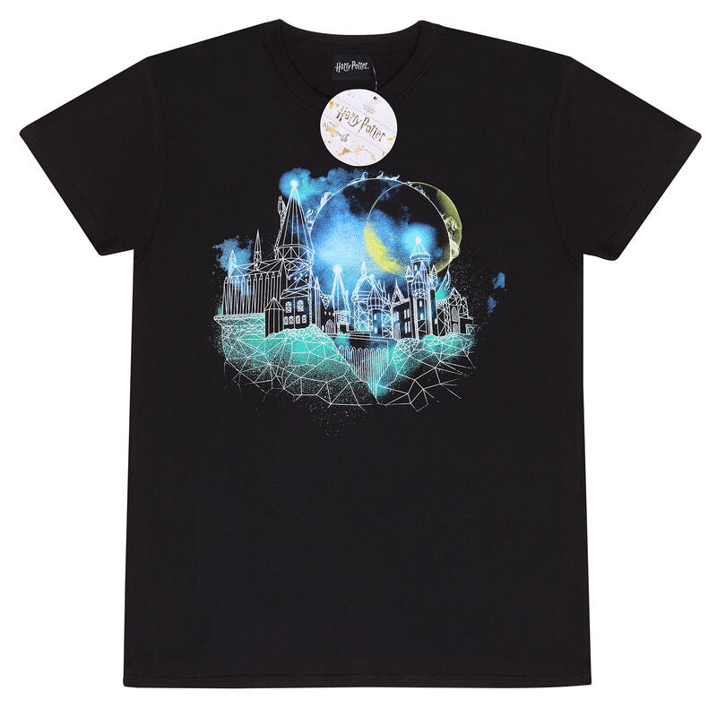 Harry Potter - Wireframe Hogwarts - T-Shirt