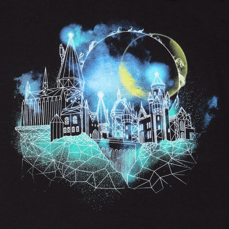 Harry Potter - Wireframe Hogwarts - T-Shirt