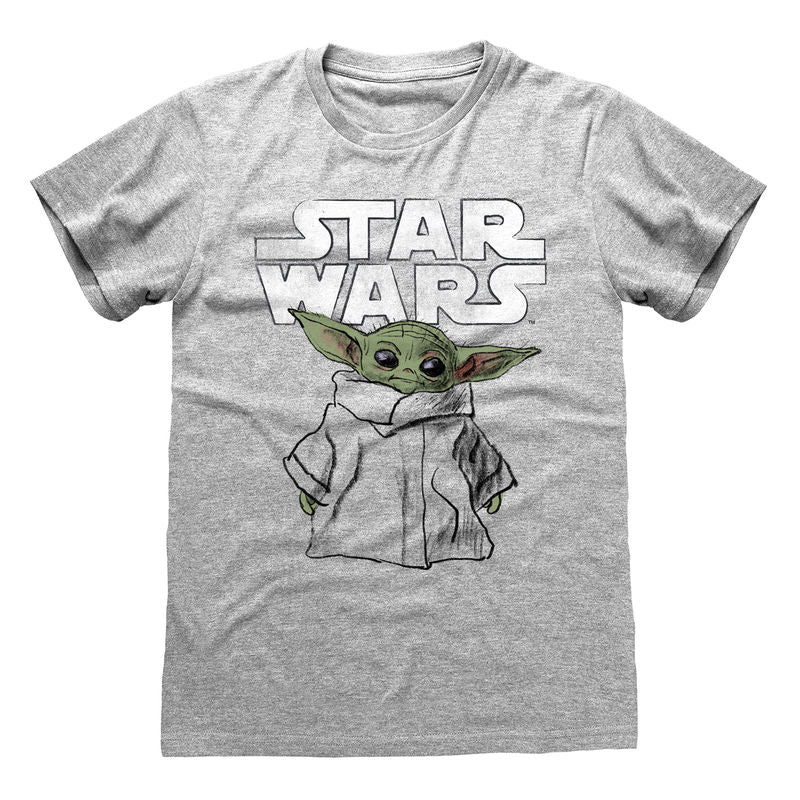 Star Wars : Mandalorian, The - Child Sketch - T-Shirt