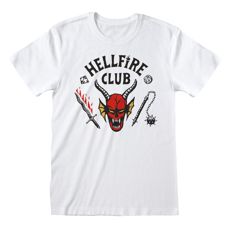 Stranger Things - Hellfire Club Logo White - T-Shirt White