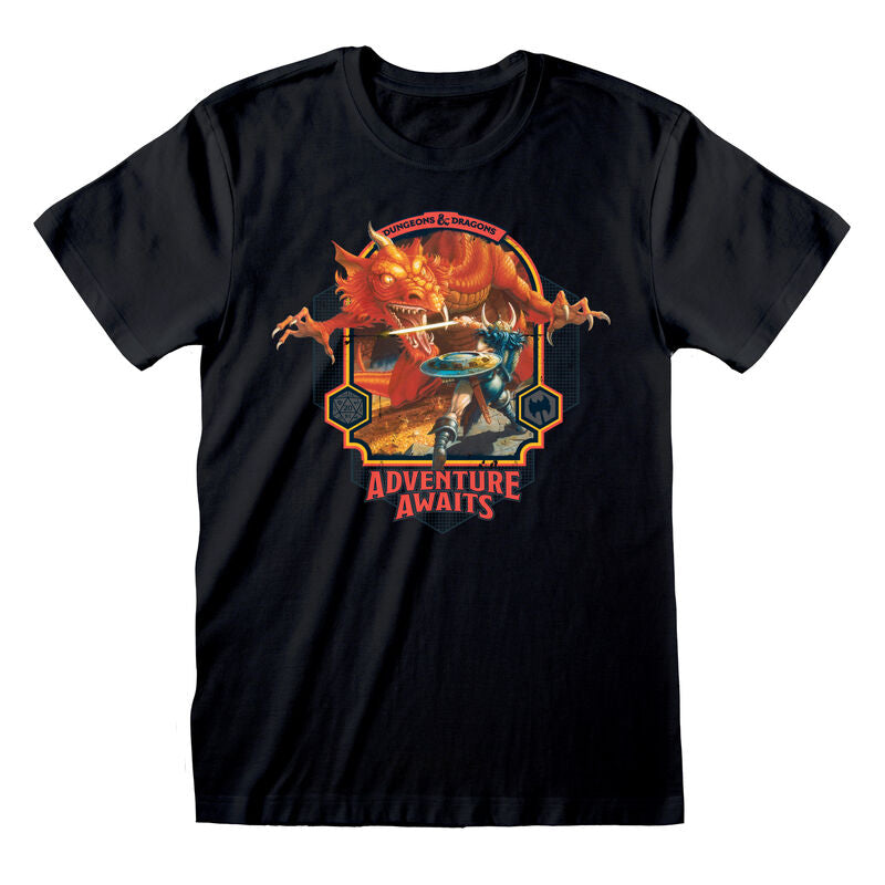 Dungeons And Dragons - Adventure Awaits - T-Shirt Black