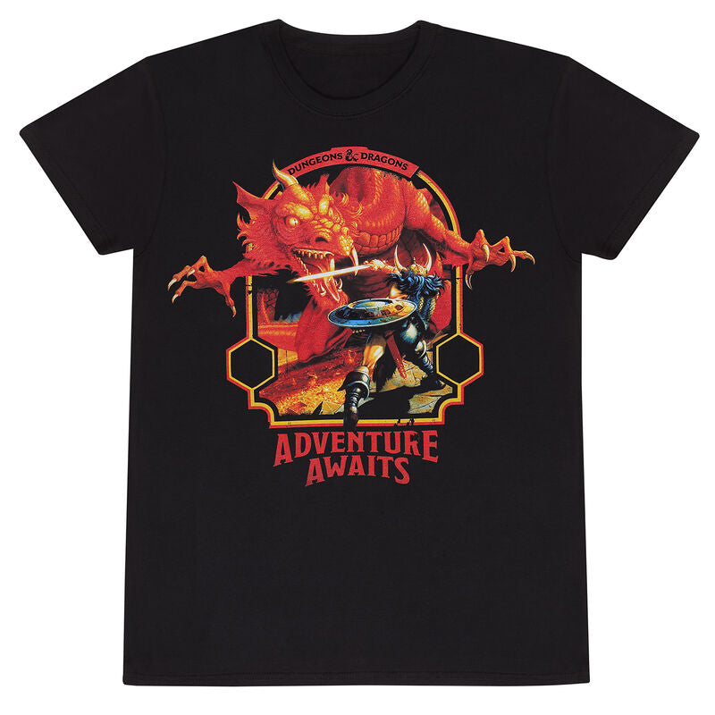 Dungeons And Dragons - Adventure Awaits - T-Shirt Black