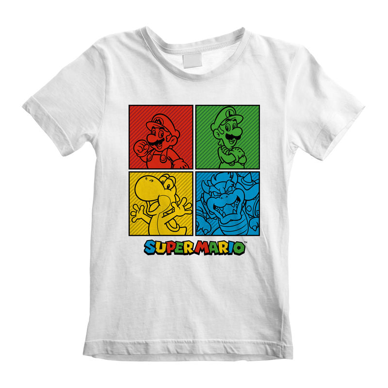 Nintendo Super Mario - Squares - Kids T-Shirt