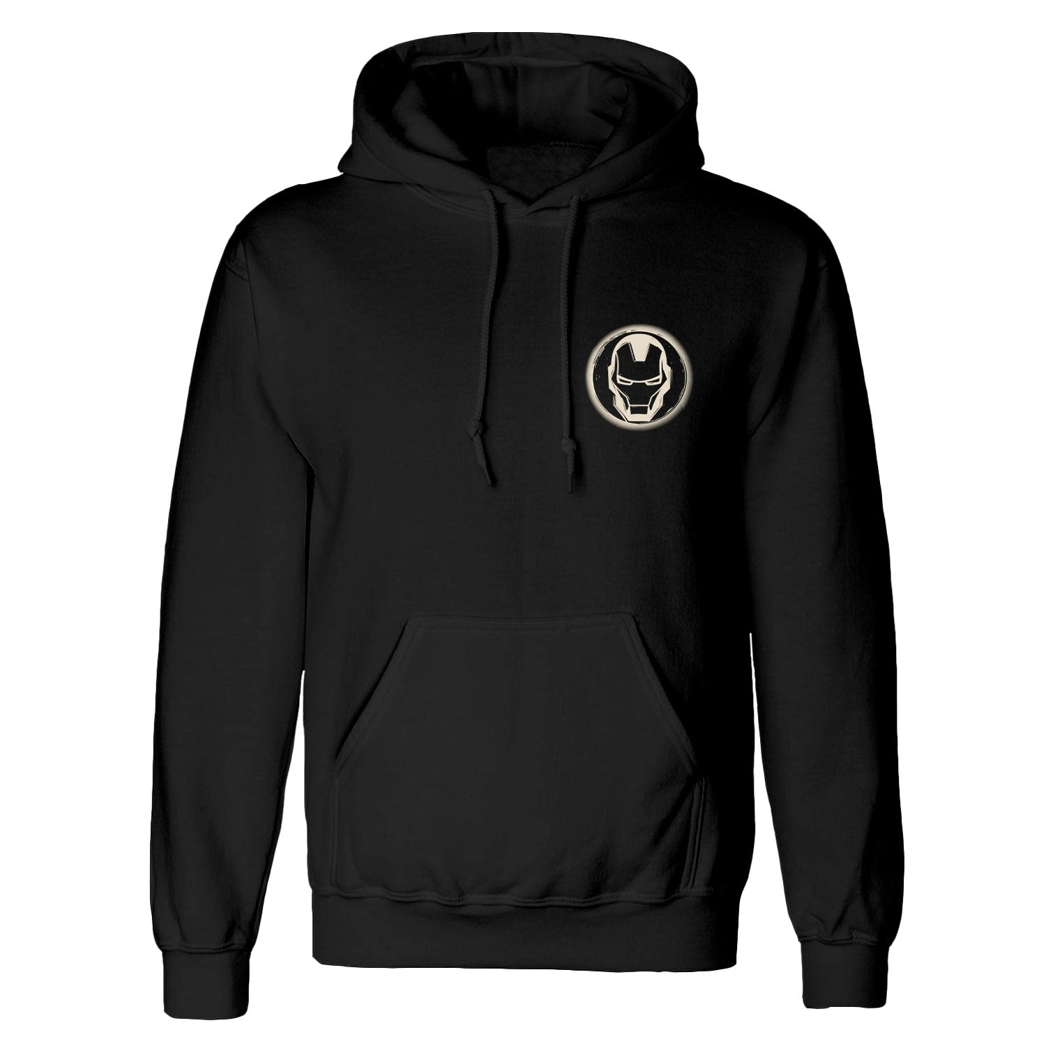 IRON MAN LINOCUT FRONT AND BACK PRINT - HOODIE