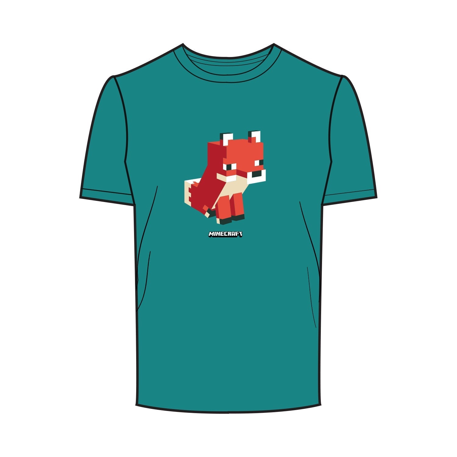 MINECRAFT - SIMPLE FOX - T-SHIRT