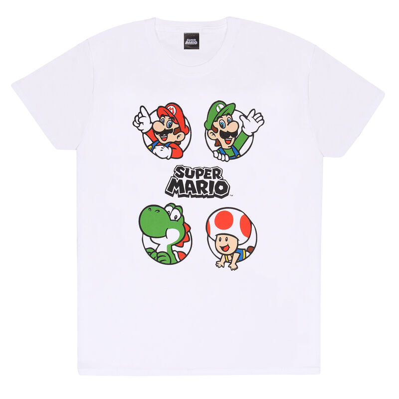 Nintendo Super Mario - Circles - T-Shirt White