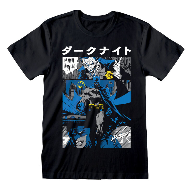 DC Comics Batman - Manga Cover - T-Shirt Black