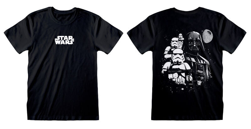Star Wars - Collage (Front & Back) - Unisex Black T-Shirt  