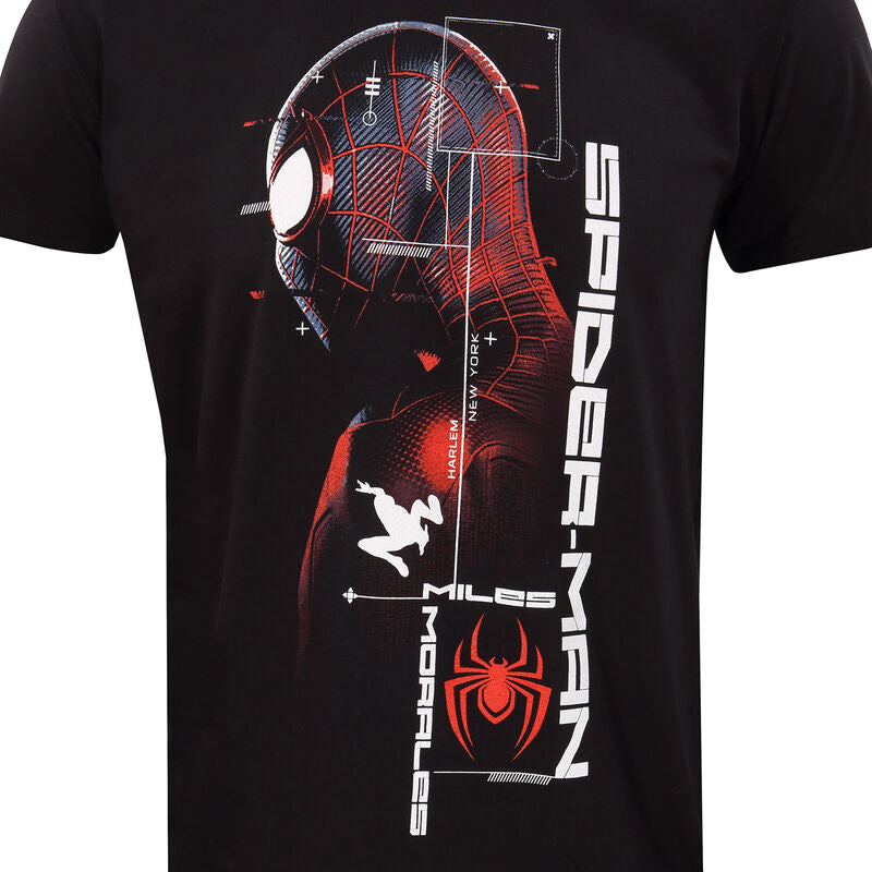 Spider-Man Miles Morales Video Game - Suit Specs - T-Shirt Black