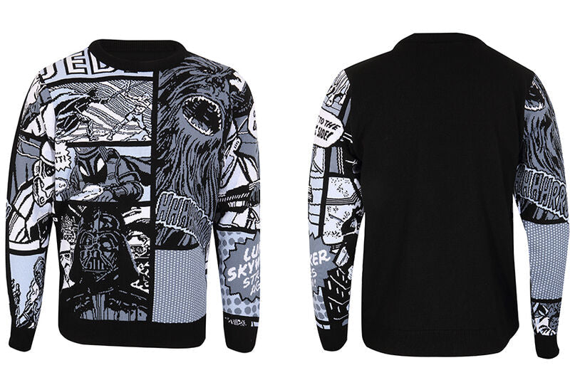 Star Wars - Manga Panels Blue - Knitwear