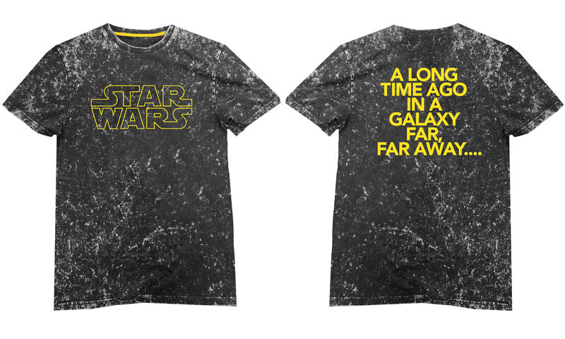 Star Wars - In A Galaxy Far Far Away - T-Shirt Paint Effect