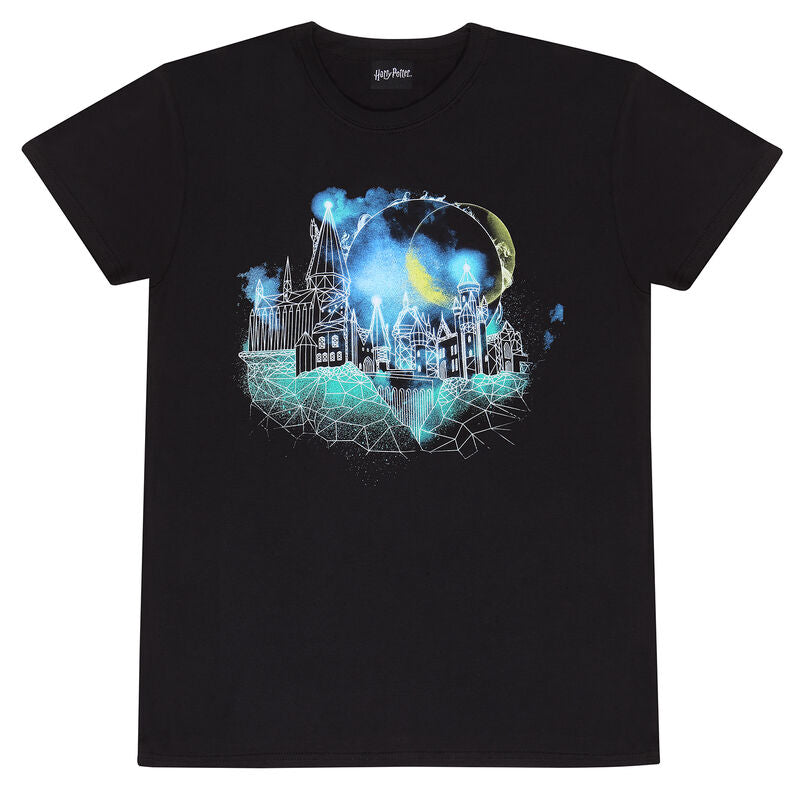 Harry Potter - Wireframe Hogwarts - T-Shirt