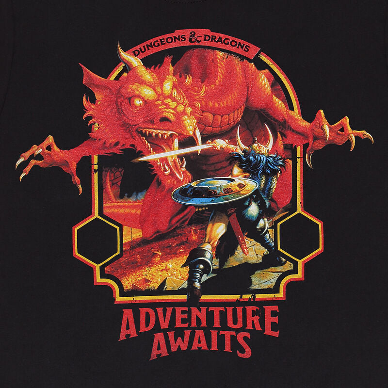 Dungeons And Dragons - Adventure Awaits - T-Shirt Black