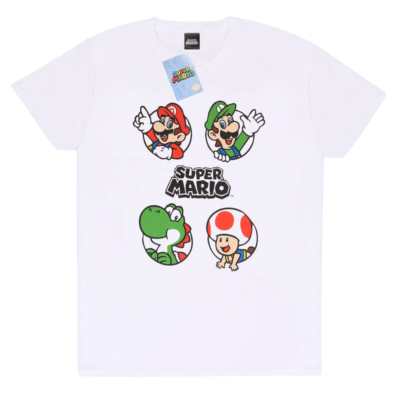 Nintendo Super Mario - Circles - T-Shirt White