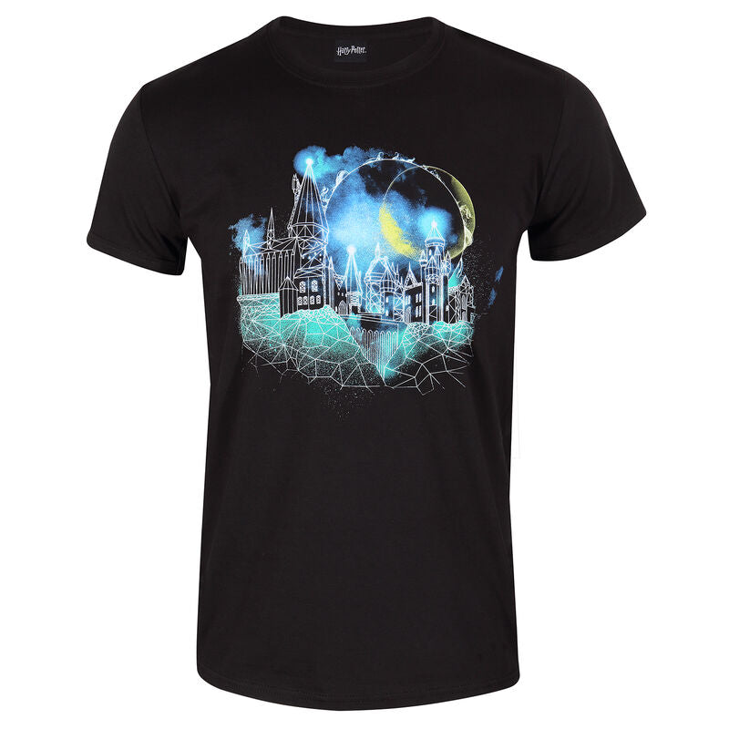 Harry Potter - Wireframe Hogwarts - T-Shirt